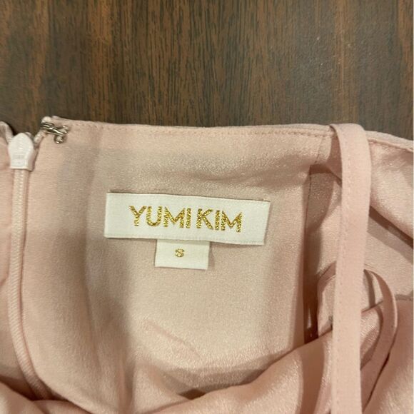 Yumi Kim Love Affair Long Sleeves Maxi Dress in Blush.Size S - Picture 14 of 16